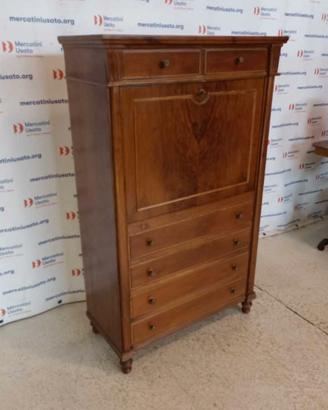 Secretaire Scrittoio Vintage Legno a Ribalta