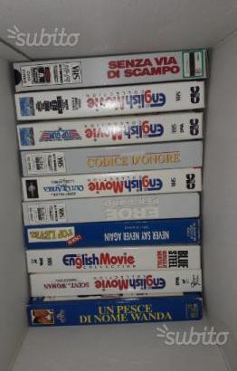 Videocassette in inglese