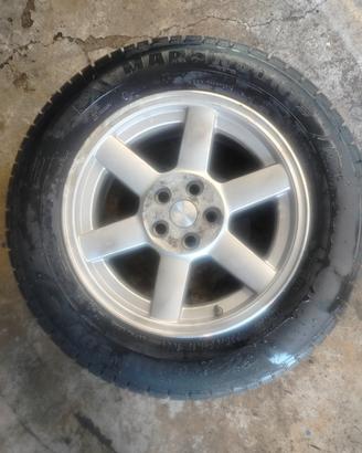 ruota di scorta da 17 con cerchio originale jeep