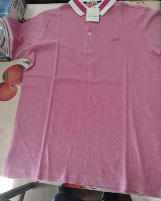 Eddy Monetti polo rosa cotone 100% tg 48