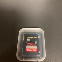 Scheda di memoria sandisk 256gb nuovo