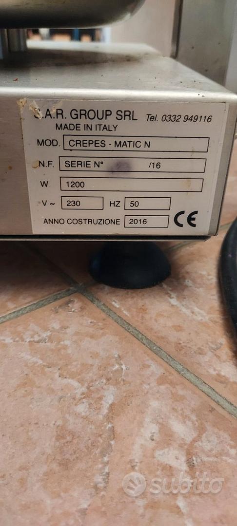 Piastra professionale per crepes - Elettrodomestici In vendita a Varese