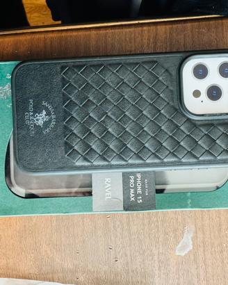 Cover per i phone 15 pro max in pelle di marca
