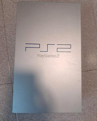 PlayStation 2 fat silver con  controller e memory