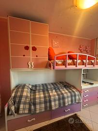 Cameretta rosa da bambina