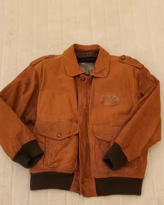 RARO Bomber aviatore  in  pelle suina  "Polmar"