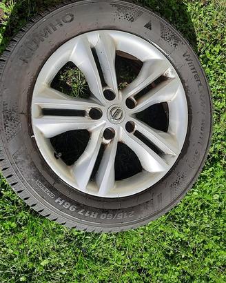 Set 4 gomme invernali + cerchi in lega