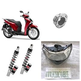 Honda Sh scarico bauletto parabrezza centralina