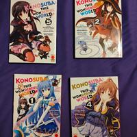 konosuba this wonderful world vol. 1-2-4-5