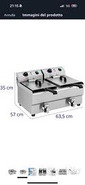 Friggitrice professionale doppia