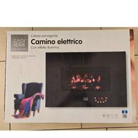 camino elettrico da parete