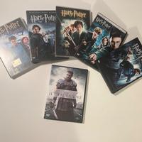 6 dvd Harry potter + Il gladiatore originali