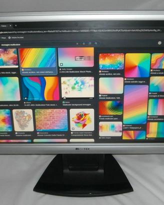 MONITOR LCD 19" TFT CON CAVI VIDEO E ALIMENTAZIONE