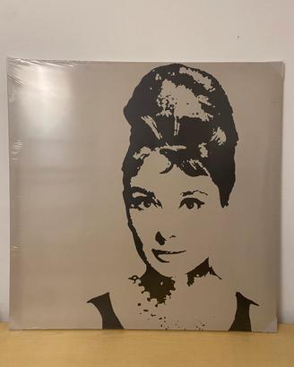 Audrey Hepburn quadro su tela 90x90