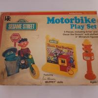 Motorbike Play Set Sesame Street Knickerbocker