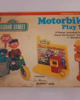 Motorbike Play Set Sesame Street Knickerbocker