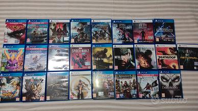 Lotto videogiochi PS4 e PS5