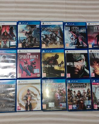 Lotto videogiochi PS4 e PS5