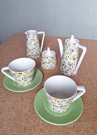 Servizio tè/caffè Rometti Umbertide anni '50/'60 