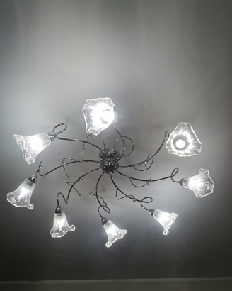 Lampadario applique 8 luci