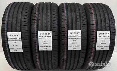 4 gomme 215 55 17 continental a1475