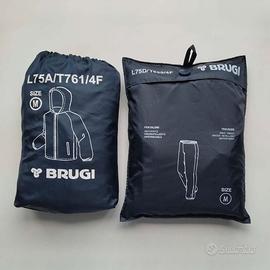 Set giacca+pantaloni impermeabili antivento BRUGI