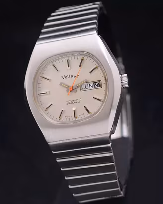 Vetta Dry Daydate 80s steel 39 mm automatic