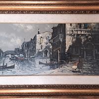 Dipinto "Autunno a Venezia" Olio su tela
