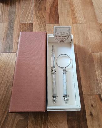 Set da scrivania Stuart 1670 – Sheffield e madrepe