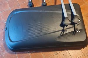 Porta sci e cassa con barre portatutto