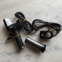 Kit Acceleratore a Manopola 48V con Chiavi e Displ