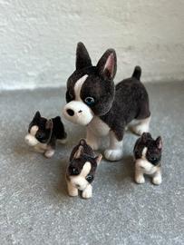 Famiglia Boston Terrier Puppy in my Pocket 2006