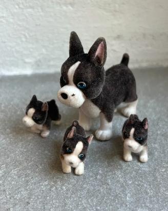 Famiglia Boston Terrier Puppy in my Pocket 2006