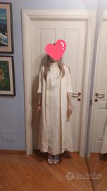 Abito da sposa vintage fine anni 50, tg 44