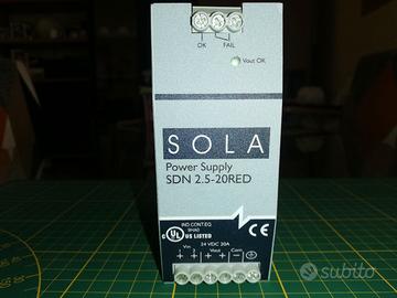 Alimentatore Emerson SolaHD 24Volt  20Amp.