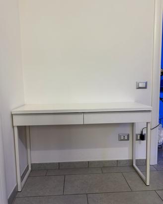 Scrivania Consolle Ikea BESTA bianca 2 cassetti