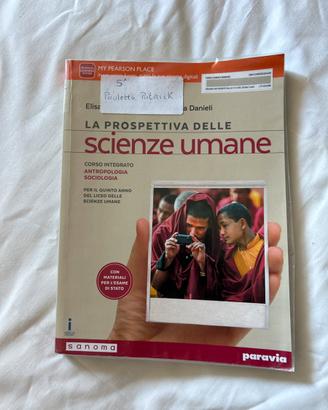 Libro scolastico- scienze umane