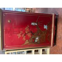 ARMADIO PICCOLO DA ENTRATA STILE ORINTALE ROSSO