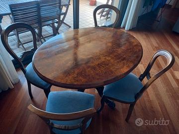 tavolo e sedie inglesi 