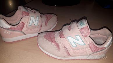 Scarpe Converse Bimba stoffa e pelle numer 33 Rosa