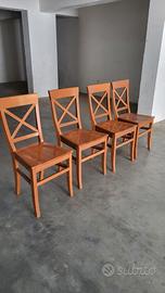 Sedie in legno