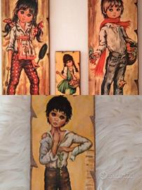 set di 4 quadretti 2 piccol,i 2 grande