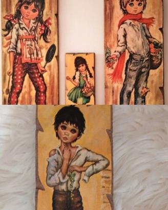 set di 4 quadretti 2 piccol,i 2 grande