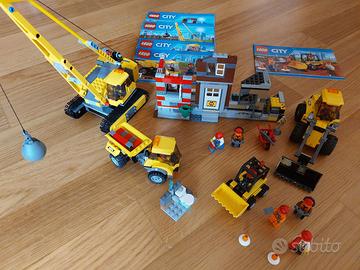 Lotto Lego cantiere 60076 + 60072 NUOVO - RARO