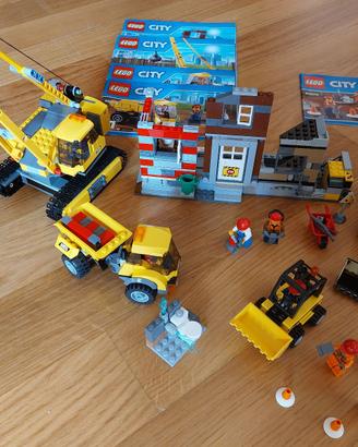 Lotto Lego cantiere 60076 + 60072 NUOVO - RARO