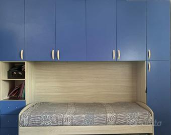 Coppia camerette a ponte blu e fucsia - 100€