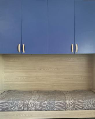 Coppia camerette a ponte blu e fucsia - 100€
