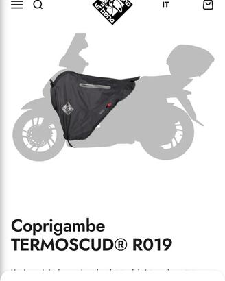 Tucano Urbano R019 Termoscud, Coprigamba, Nero