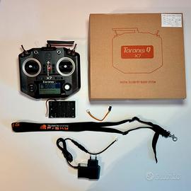 Radiocomando drone Taranis Q X7 + pacco batteria