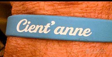 100 bracciali in silicone centenario ssc Napoli